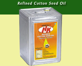 Refined cotton seed oil